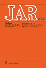 JAR 2023 Annuaire du droit suisse du travail (allemand/français)