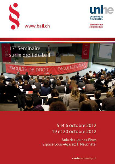 17e Séminaire sur le droit du bail